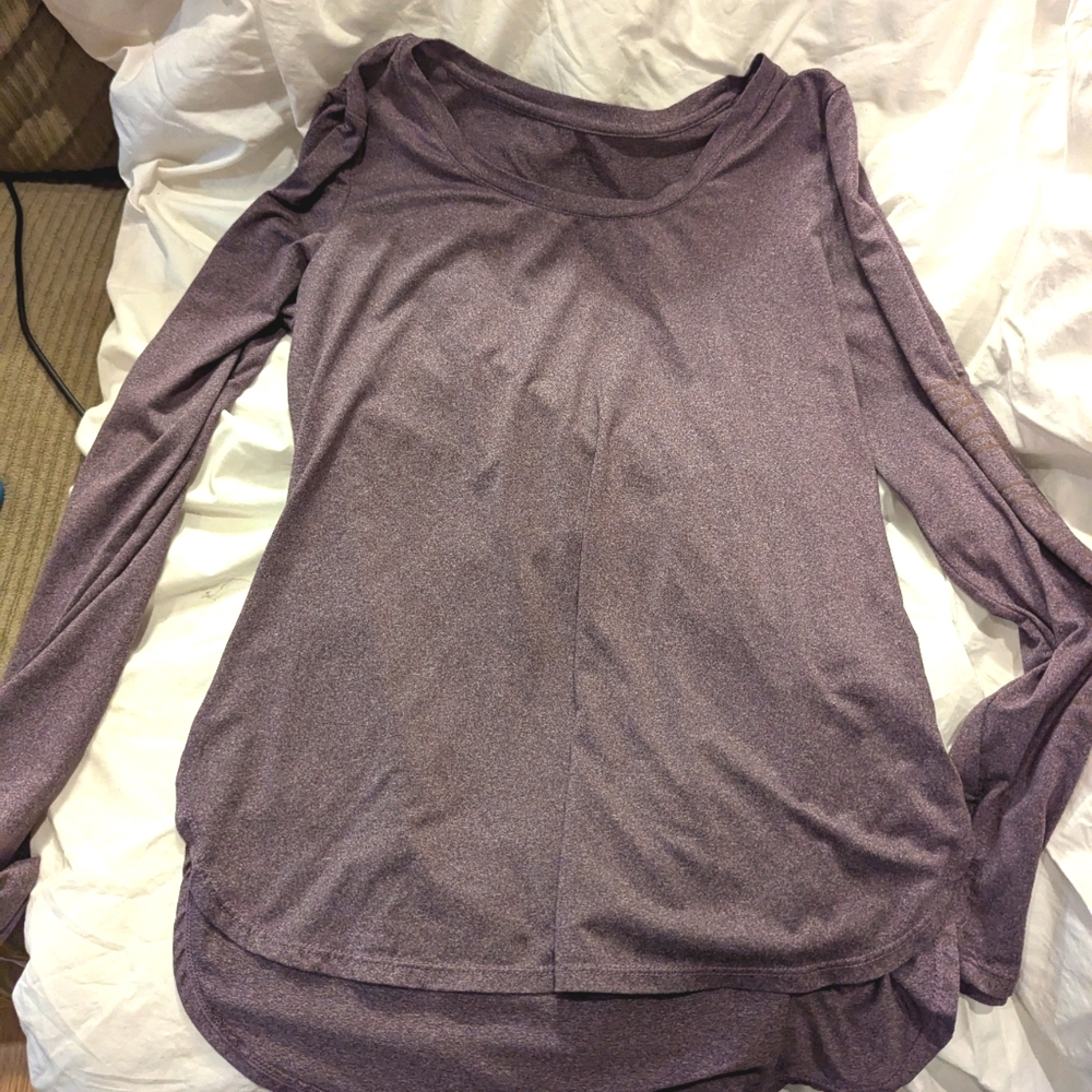 Heather purple under shirt